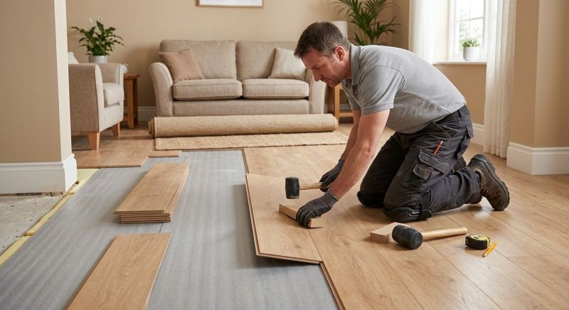 Laminate Floor Installation in Wimberley, TX