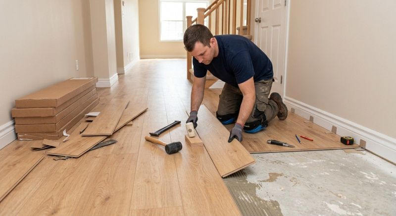 Laminate Floor Replacement in Driftwood, TX