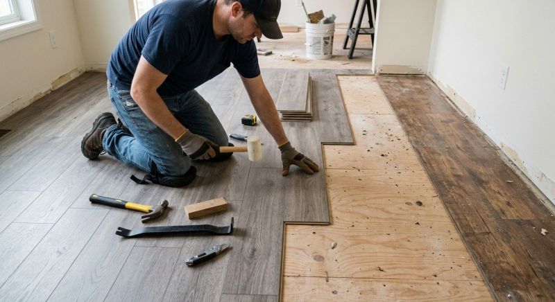 Laminate Floor Replacement in Driftwood, TX