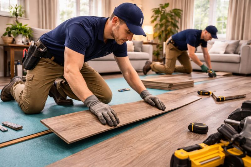 Laminate Floor Replacement in Pflugerville, TX
