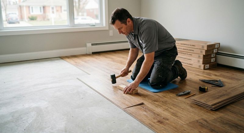 Linoleum Floor Installation in Buda, TX