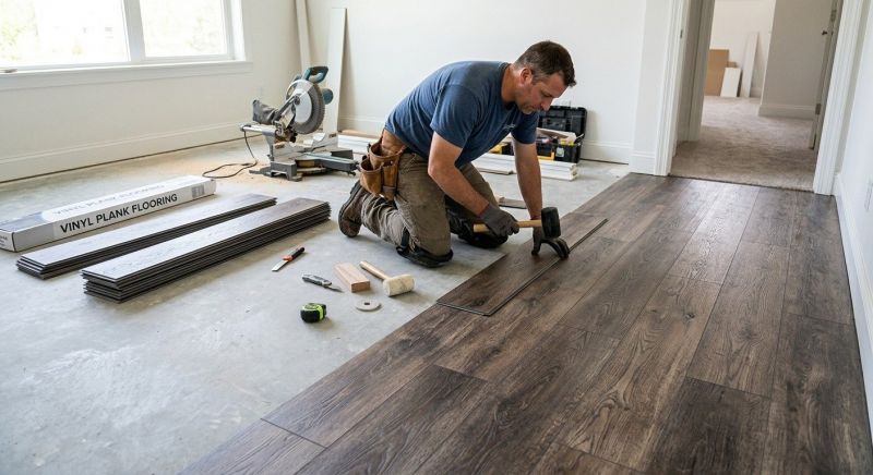 Linoleum Floor Installation in Cedar Park, TX