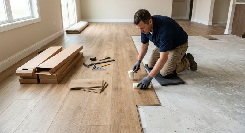 Luxury Vinyl Tile Installation in Del Valle, TX