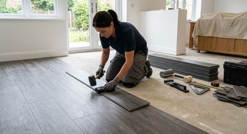 Luxury Vinyl Tile Installation in Manchaca, TX