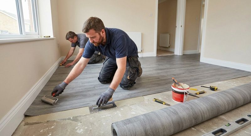 Sheet Flooring Installation in Buda, TX