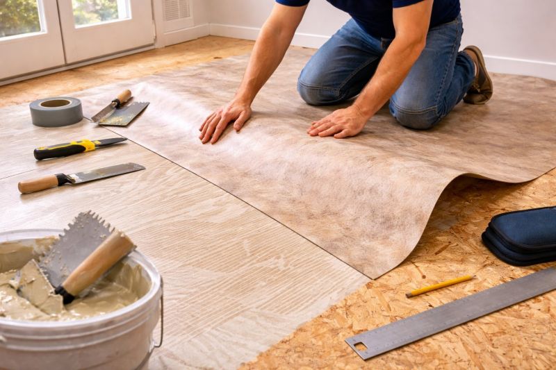 Sheet Flooring Installation in Manor, TX