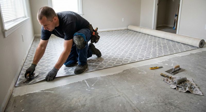 Sheet Flooring Installation in Spicewood, TX
