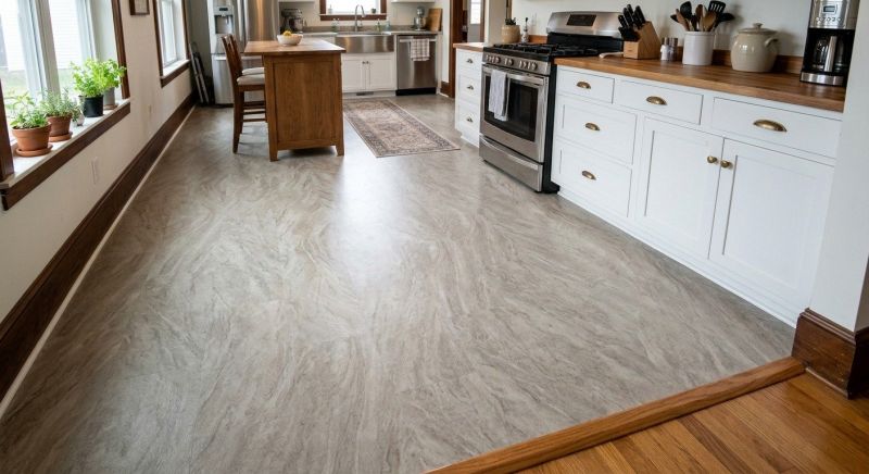 Sheet Linoleum Installation in Wimberley, TX